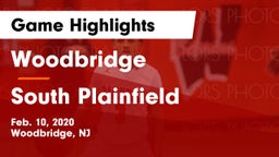 Woodbridge  vs South Plainfield  Game Highlights - Feb. 10, 2020
