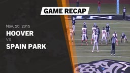 Hoover football highlights Recap: Hoover  vs. Spain Park  2015
