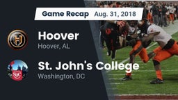 Recap: Hoover  vs. St. John's College  2018