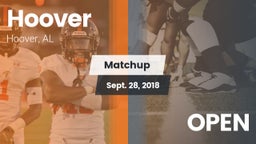 Matchup: Hoover  vs. OPEN 2018