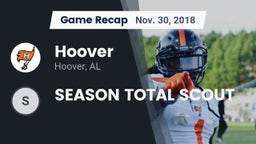 Recap: Hoover  vs. SEASON TOTAL SCOUT 2018