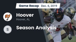 Recap: Hoover  vs. Season Analysis 2019
