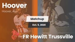 Matchup: Hoover  vs. FR Hewitt Trussville 2020