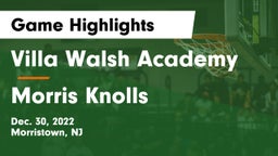 Villa Walsh Academy  vs Morris Knolls Game Highlights - Dec. 30, 2022