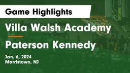 Villa Walsh Academy  vs Paterson Kennedy  Game Highlights - Jan. 6, 2024