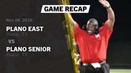 Recap: Plano East  vs. Plano Senior  2016
