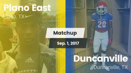 Matchup: Plano East High Scho vs. Duncanville  2017