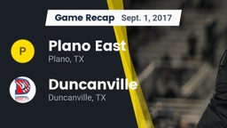 Recap: Plano East  vs. Duncanville  2017