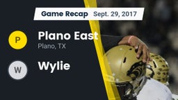 Recap: Plano East  vs. Wylie 2017