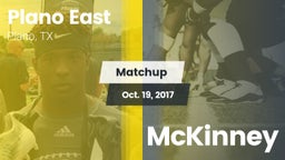 Matchup: Plano East High Scho vs. McKinney 2017