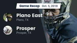 Recap: Plano East  vs. Prosper  2018