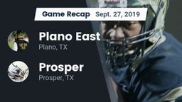 Recap: Plano East  vs. Prosper  2019