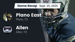 Recap: Plano East  vs. Allen  2020