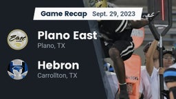 Recap: Plano East  vs. Hebron  2023