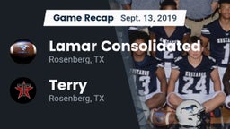Recap: Lamar Consolidated  vs. Terry  2019