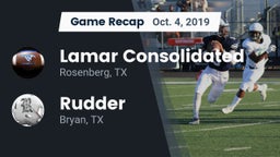 Recap: Lamar Consolidated  vs. Rudder  2019