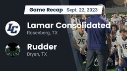 Recap: Lamar Consolidated  vs. Rudder  2023