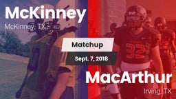 Matchup: McKinney  vs. MacArthur  2018