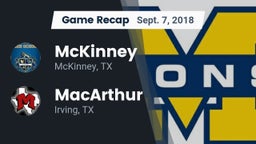 Recap: McKinney  vs. MacArthur  2018