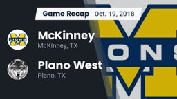 Recap: McKinney  vs. Plano West  2018