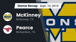 Recap: McKinney  vs. Pearce  2019
