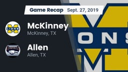 Recap: McKinney  vs. Allen  2019