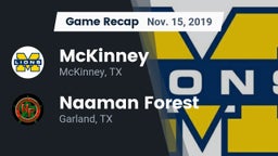 Recap: McKinney  vs. Naaman Forest  2019