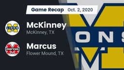 Recap: McKinney  vs. Marcus  2020