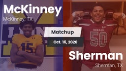 Matchup: McKinney  vs. Sherman  2020