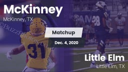 Matchup: McKinney  vs. Little Elm  2020