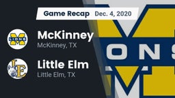 Recap: McKinney  vs. Little Elm  2020