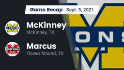 Recap: McKinney  vs. Marcus  2021