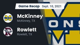 Recap: McKinney  vs. Rowlett  2021