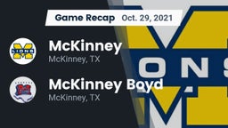 Recap: McKinney  vs. McKinney Boyd  2021