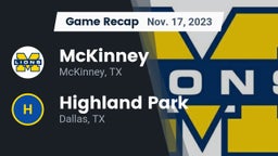 Recap: McKinney  vs. Highland Park  2023