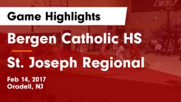 Bergen Catholic HS vs St. Joseph Regional  Game Highlights - Feb 14, 2017