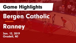 Bergen Catholic  vs Ranney  Game Highlights - Jan. 12, 2019