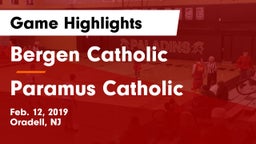 Bergen Catholic  vs Paramus Catholic  Game Highlights - Feb. 12, 2019