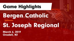 Bergen Catholic  vs St. Joseph Regional  Game Highlights - March 6, 2019
