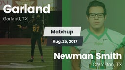 Matchup: Garland  vs. Newman Smith  2017
