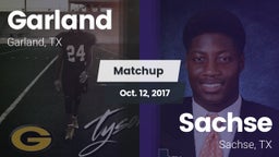 Matchup: Garland  vs. Sachse  2017
