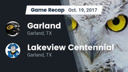 Recap: Garland  vs. Lakeview Centennial  2017