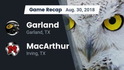 Recap: Garland  vs. MacArthur  2018