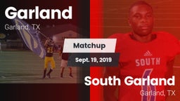 Matchup: Garland  vs. South Garland  2019