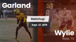 Matchup: Garland  vs. Wylie  2019