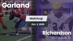 Matchup: Garland  vs. Richardson  2020