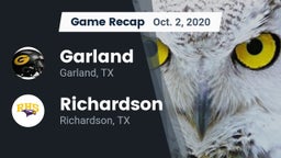 Recap: Garland  vs. Richardson  2020