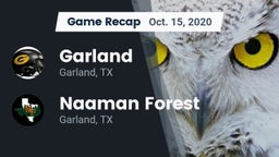 Recap: Garland  vs. Naaman Forest  2020