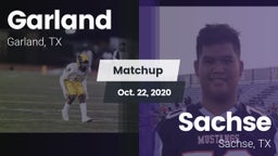 Matchup: Garland  vs. Sachse  2020