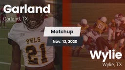 Matchup: Garland  vs. Wylie  2020